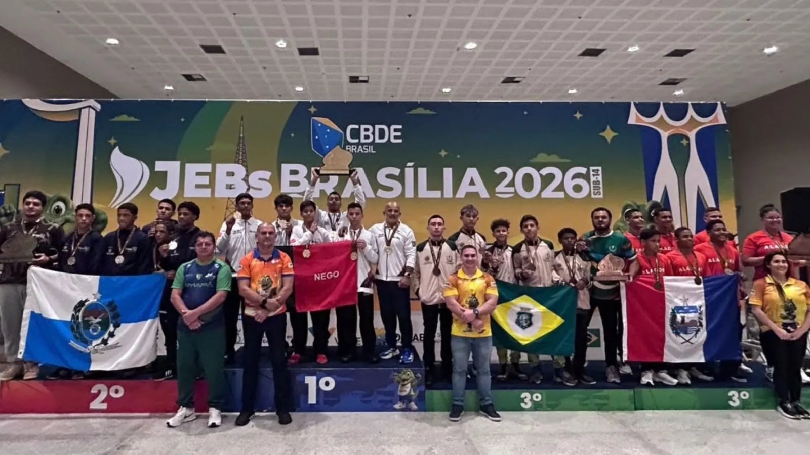 Estudante da rede municipal é medalha de bronze nos Jogos Escolares Brasileiros em Brasília